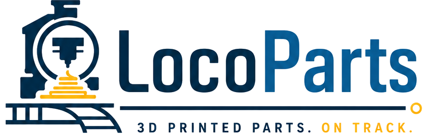 LocoParts, 3D printed parts. On track.